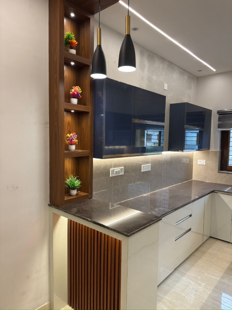 Premium kitchen cabinetry and task lighting