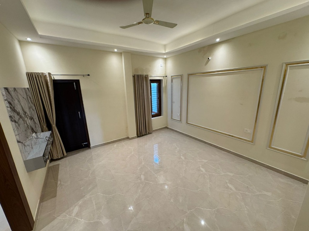 Spacious master bedroom interior